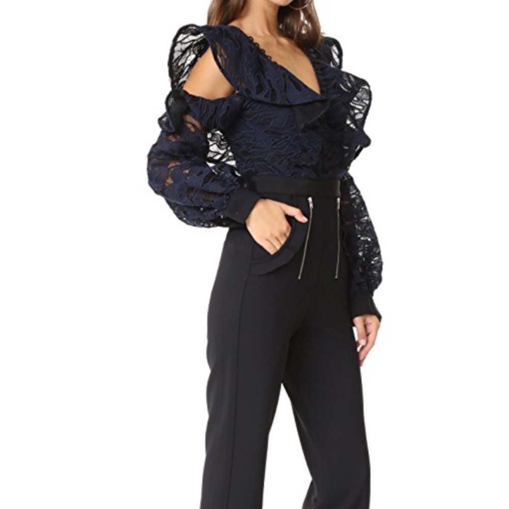Self-Portrait Camo Jumpsuit - Picture 2 of 7